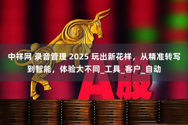 中祥网 录音管理 2025 玩出新花样，从精准转写到智能，体验大不同_工具_客户_自动